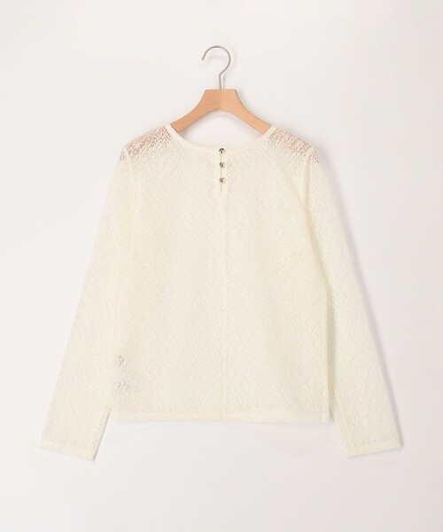 MICO COULIER（ミコクリエ）の「フラフィレース2WAYプルオーバーブラウス（Tシャツ/カットソー・レディース・ブラック/キナリ・38）」の16枚目の写真