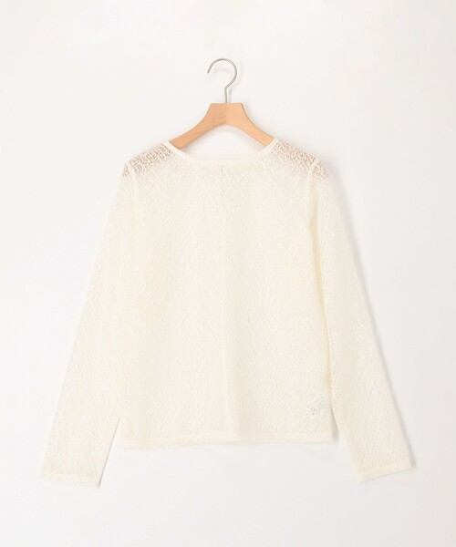 MICO COULIER（ミコクリエ）の「フラフィレース2WAYプルオーバーブラウス（Tシャツ/カットソー・レディース・ブラック/キナリ・38）」の17枚目の写真