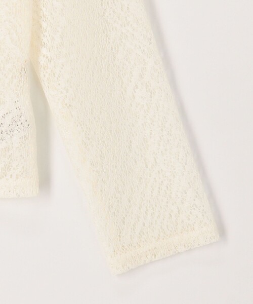 MICO COULIER（ミコクリエ）の「フラフィレース2WAYプルオーバーブラウス（Tシャツ/カットソー・レディース・ブラック/キナリ・38）」の19枚目の写真