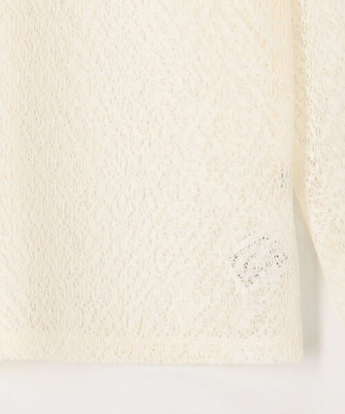 MICO COULIER（ミコクリエ）の「フラフィレース2WAYプルオーバーブラウス（Tシャツ/カットソー・レディース・ブラック/キナリ・38）」の20枚目の写真