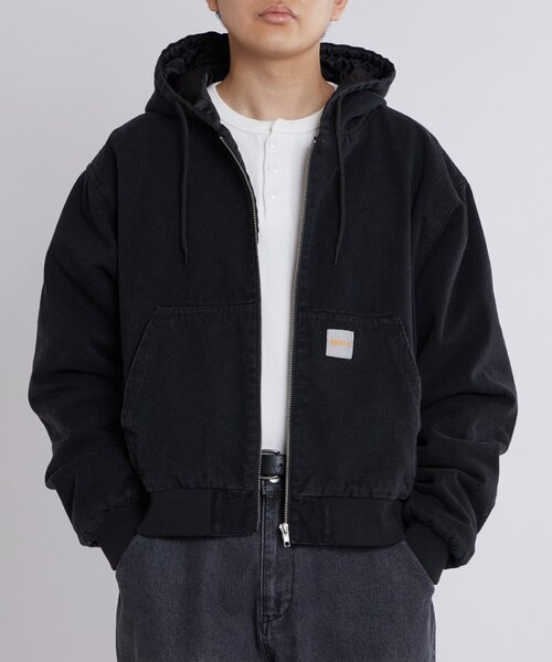 WHO'S WHO gallery（フーズフーギャラリー）の「KOOKYNダック中綿フードブルゾン（ブルゾン・メンズ・ブラック/ネイビー/サンドベージュ・SMALL/MEDIUM）」の8枚目の写真