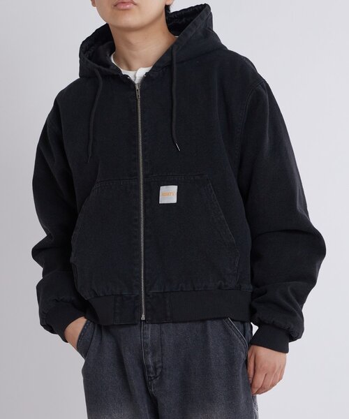 WHO'S WHO gallery（フーズフーギャラリー）の「KOOKYNダック中綿フードブルゾン（ブルゾン・メンズ・ブラック/ネイビー/サンドベージュ・SMALL/MEDIUM）」の10枚目の写真