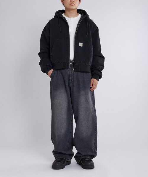 WHO'S WHO gallery（フーズフーギャラリー）の「KOOKYNダック中綿フードブルゾン（ブルゾン・メンズ・ブラック/ネイビー/サンドベージュ・SMALL/MEDIUM）」の13枚目の写真