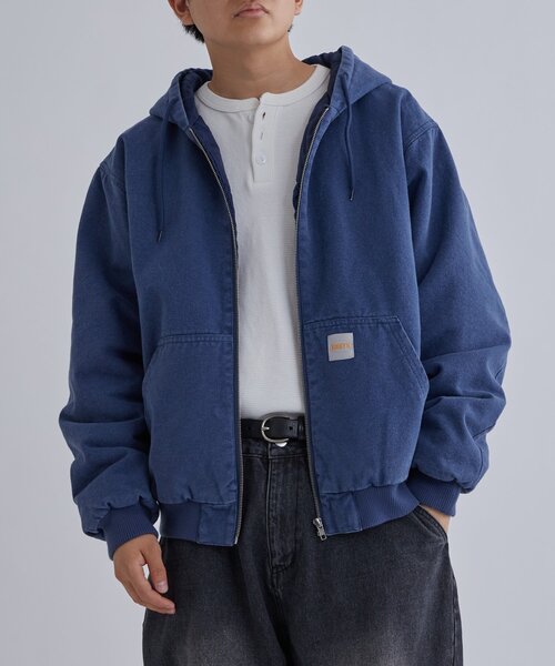 WHO'S WHO gallery（フーズフーギャラリー）の「KOOKYNダック中綿フードブルゾン（ブルゾン・メンズ・ブラック/ネイビー/サンドベージュ・SMALL/MEDIUM）」の17枚目の写真