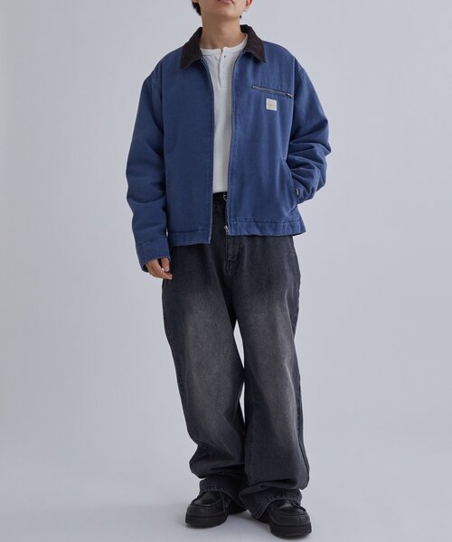 WHO'S WHO gallery（フーズフーギャラリー）の「KOOKYNダック中綿フードブルゾン（ブルゾン・メンズ・ブラック/ネイビー/サンドベージュ・SMALL/MEDIUM）」の19枚目の写真