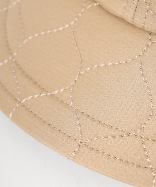 Sense of Grace（センスオブグレース）の「オリジナルキルト生地　フライトキャップ（キャップ・メンズ・グレー/ブラック/ベージュ/カーキオリーブ・FREE）」の10枚目の写真