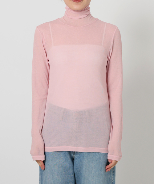 IENA LA BOUCLE（イエナラブークル）の「《追加》IENA LA BOUCLE水撚りガスフライスタートルプルオーバー（Tシャツ/カットソー・レディース・ブラック/ホワイト/ブラウン/サックスブルー/ピンク・FREE）」の20枚目の写真