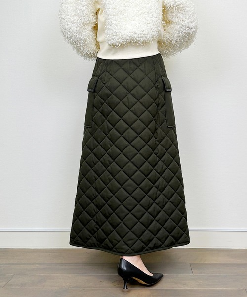 セール】フロントジップキルティングスカート（スカート）｜LUGIVA