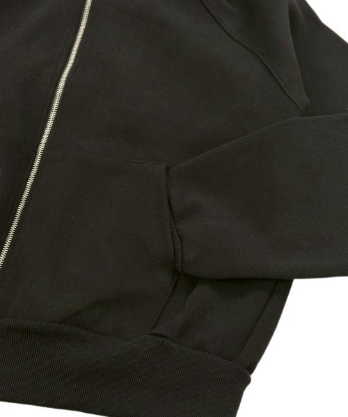 Chikashitsu +（チカシツプラス）の「【Chikashitsu +】heavy weight cotton cropped hoodie / 【チカシツプラス】ヘビーウェイトコットンクロップドパーカー（パーカー・メンズ・グレー/杢グレー/ブラック・ONE SIZE）」の13枚目の写真