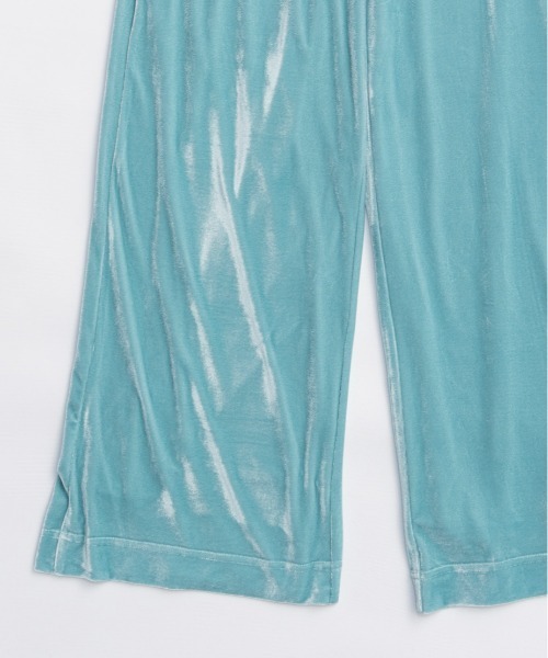 MAISON SPECIAL（メゾンスペシャル）の「Multi Fabric Velour Easy Pants/マルチファブリックベロアイージーパンツ（その他パンツ・レディース・ブラック/アイボリー/ブラウン/ブルー・38/36）」の12枚目の写真