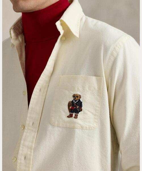 POLO RALPH LAUREN(ポロ ラルフ ローレン)の「クラシック フィット Polo ベア オックスフォード シャツ(シャツ/ブラウス・メンズ・ホワイト・S/M/L/XXL/XS/XL)」の5枚目の写真