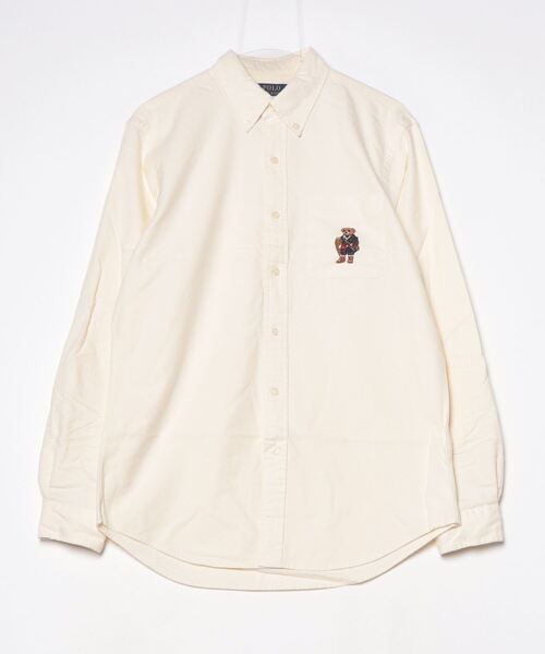 POLO RALPH LAUREN(ポロ ラルフ ローレン)の「クラシック フィット Polo ベア オックスフォード シャツ(シャツ/ブラウス・メンズ・ホワイト・S/M/L/XXL/XS/XL)」の3枚目の写真