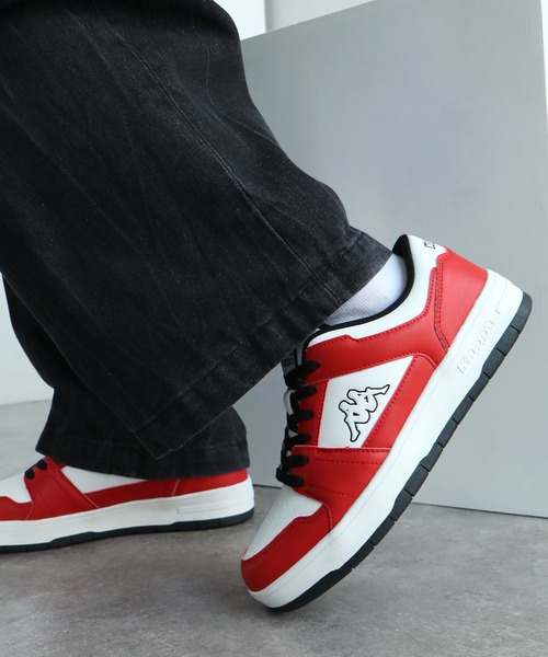 Kappa（カッパ）の「【Kappa/カッパ】レースアップ ローカット スニーカー（スニーカー・メンズ・レッド/ブラック・25.5cm/26.0cm/26.5cm/27.0cm）」の11枚目の写真