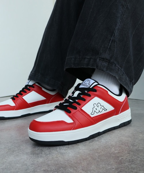 Kappa（カッパ）の「【Kappa/カッパ】レースアップ ローカット スニーカー（スニーカー・メンズ・レッド/ブラック・25.5cm/26.0cm/26.5cm/27.0cm）」の18枚目の写真