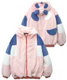 PANDIESTA（パンディエスタ）の「逆さパンダ切替フェイクファーパーカー(M2)（ブルゾン）」