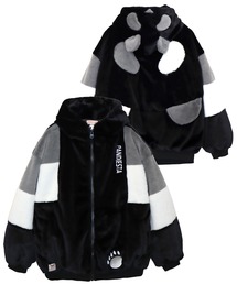 PANDIESTA（パンディエスタ）の「逆さパンダ切替フェイクファーパーカー(M2)（ブルゾン）」