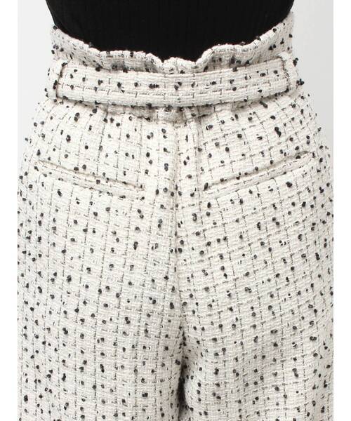 TONAL(トーナル)の「ツイードベルト付ワイドパンツ(その他パンツ・レディース・オフホワイト/ブラック・SMALL/MEDIUM)」の20枚目の写真