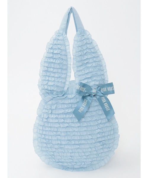 うさぎシルエットフリルバッグ（トートバッグ）｜PINK HOUSE（ピンク