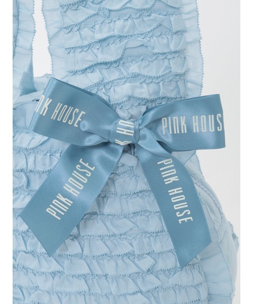 うさぎシルエットフリルバッグ（トートバッグ）｜PINK HOUSE（ピンク