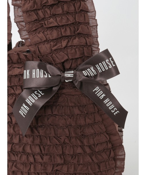 うさぎシルエットフリルバッグ（トートバッグ）｜PINK HOUSE（ピンク