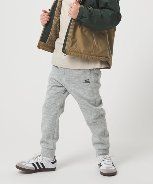 green label relaxing（グリーンレーベルリラクシング）の「アクティブパンツ （グレー）/ キッズ  100cm-160cm（その他パンツ・キッズ・ライトグレー・140cm/130cm/160cm/150cm/120cm/110cm/100cm）」の3枚目の写真