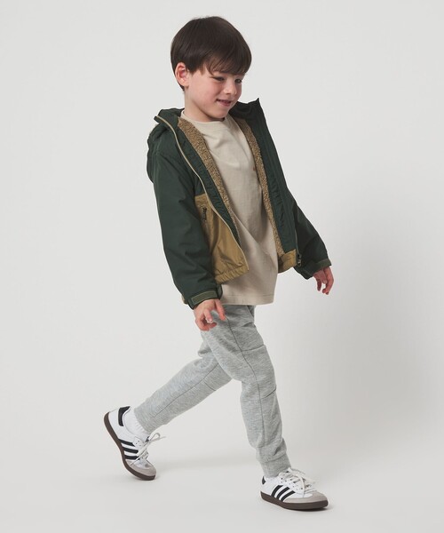 green label relaxing（グリーンレーベルリラクシング）の「アクティブパンツ （グレー）/ キッズ  100cm-160cm（その他パンツ・キッズ・ライトグレー・140cm/130cm/160cm/150cm/120cm/110cm/100cm）」の4枚目の写真