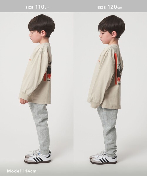 green label relaxing（グリーンレーベルリラクシング）の「アクティブパンツ （グレー）/ キッズ  100cm-160cm（その他パンツ・キッズ・ライトグレー・140cm/130cm/160cm/150cm/120cm/110cm/100cm）」の6枚目の写真