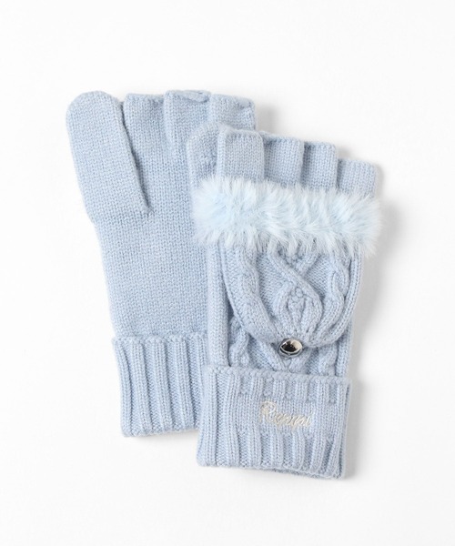 セール】ケーブルファーミトン（手袋）｜repipi armario（レピピ