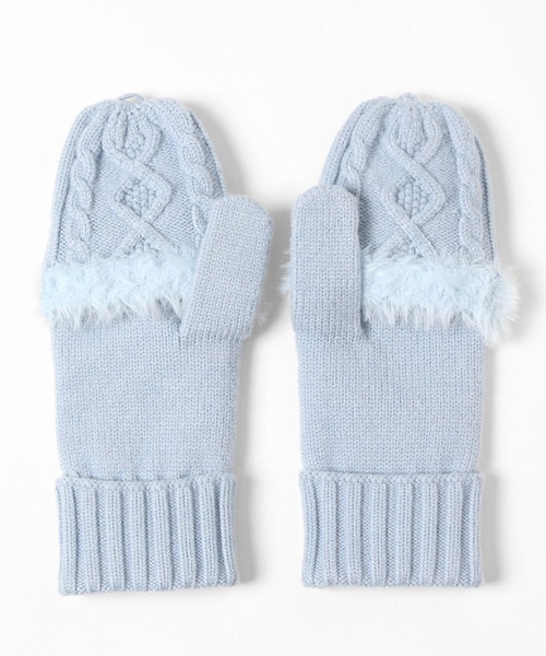 セール】ケーブルファーミトン（手袋）｜repipi armario（レピピ