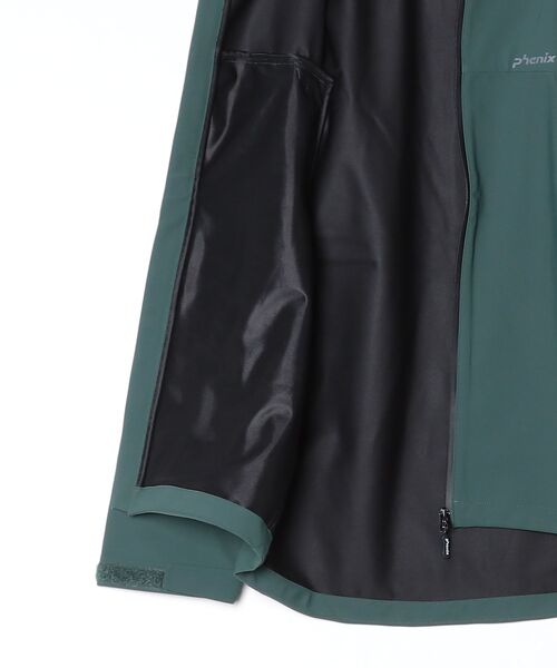 phenix（フェニックス）の「【別注】フェニックス phenix トレッキング ウィンドシェルジャケット 限定コラボ（マウンテンパーカー・メンズ・ダークグリーン/ブラック・S/M/L/LL）」の4枚目の写真