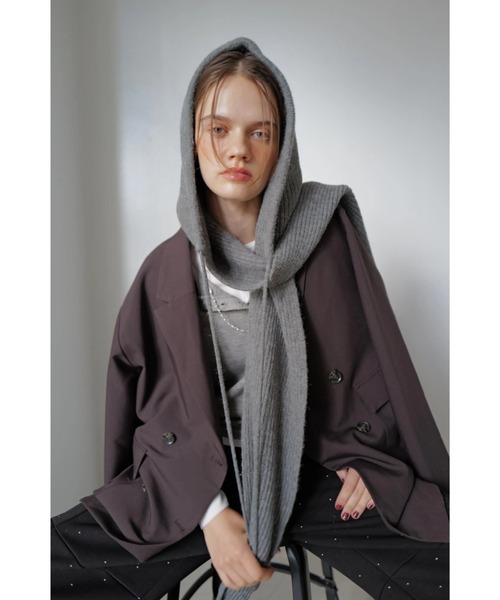 TRUNC(トランクエイティーエイト)の「Back Slit Ribbon Jacket(テーラードジャケット・レディース・ブラウン/ブラウン系その他/ブラック・FREE)」の3枚目の写真