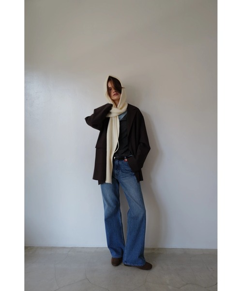 TRUNC(トランクエイティーエイト)の「Back Slit Ribbon Jacket(テーラードジャケット・レディース・ブラウン/ブラウン系その他/ブラック・FREE)」の10枚目の写真