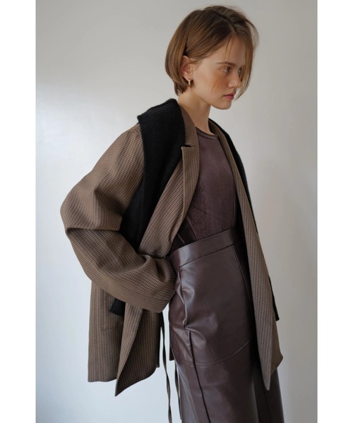 Back Slit Ribbon Jacket（テーラードジャケット）｜TRUNC（トランク