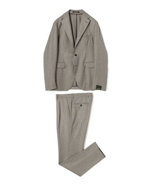 セール】【別注】TAGLIATORE ウールサキソニーハウンドトゥース