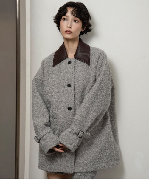 ディファレントマテリアルフラッフィーコート different material fluffy coat / ディファレントマテリアル