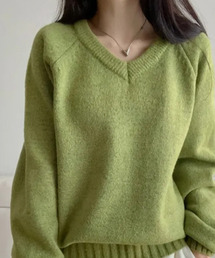 SEV 緑色 セーター SEV 緑色 セーター