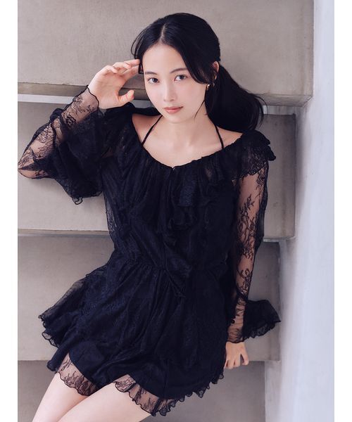 シフォンフリルミニコンビワンピース（ワンピース）｜SNIDEL