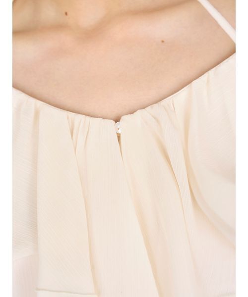 SNIDEL（スナイデル）の「シフォンフリルミニコンビワンピース（ワンピース・レディース・ラベンダー/アイボリー/ブラック・1/0）」の12枚目の写真