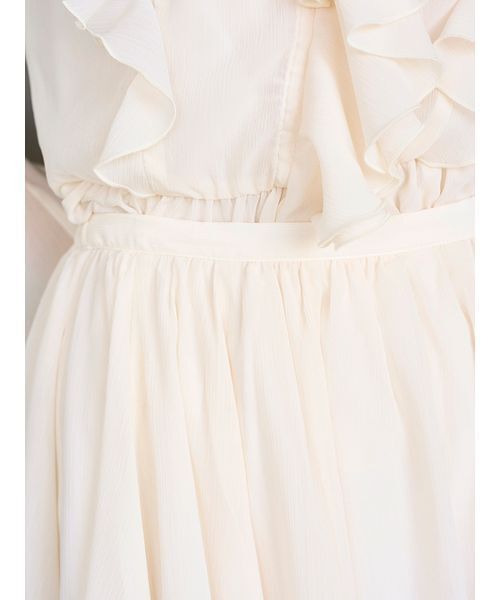 SNIDEL（スナイデル）の「シフォンフリルミニコンビワンピース（ワンピース・レディース・ラベンダー/アイボリー/ブラック・1/0）」の19枚目の写真