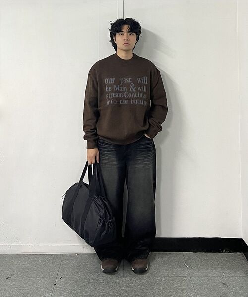 Millo Archive（ミロ アーカイブ）の「グローリーテキストニット [ブラウン]（ニット/セーター・メンズ・その他・MEDIUM/LARGE/X-LARGE）」の10枚目の写真
