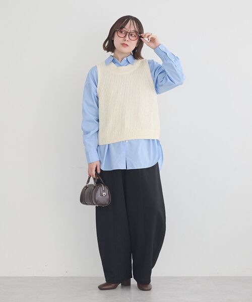 earth music&ecology（アースミュージックアンドエコロジー）の「ミニボストンバッグ（ハンドバッグ・レディース・レッド/ダークブラウン/ブラック・FREE）」の10枚目の写真