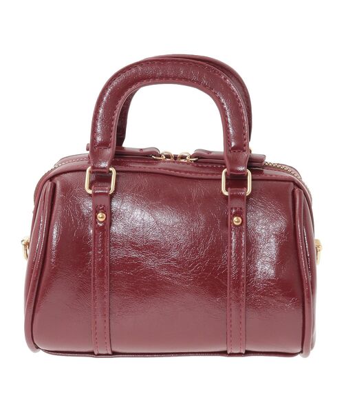 earth music&ecology（アースミュージックアンドエコロジー）の「ミニボストンバッグ（ハンドバッグ・レディース・レッド/ダークブラウン/ブラック・FREE）」の12枚目の写真