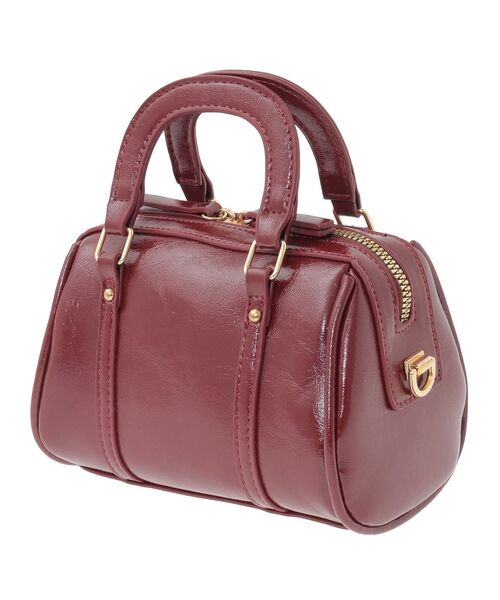 earth music&ecology（アースミュージックアンドエコロジー）の「ミニボストンバッグ（ハンドバッグ・レディース・レッド/ダークブラウン/ブラック・FREE）」の13枚目の写真