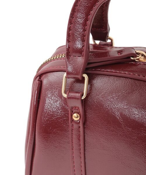 earth music&ecology（アースミュージックアンドエコロジー）の「ミニボストンバッグ（ハンドバッグ・レディース・レッド/ダークブラウン/ブラック・FREE）」の18枚目の写真