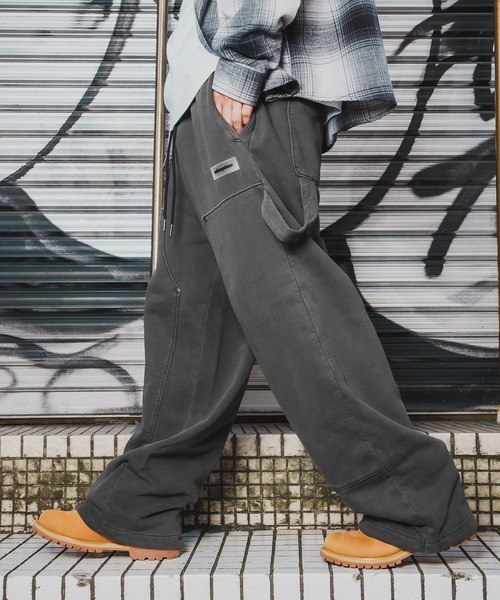 improves(インプローブス)の「【SIDEWAY STANCE】ピグメント スウェット ペインターパンツ(スウェットパンツ・メンズ・ブラウン/ブラック・X-LARGE/LARGE/MEDIUM/SMALL)」の5枚目の写真