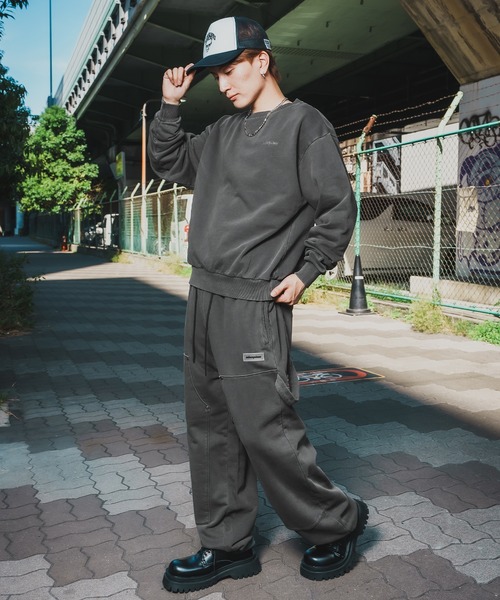 improves(インプローブス)の「【SIDEWAY STANCE】ピグメント スウェット ペインターパンツ(スウェットパンツ・メンズ・ブラウン/ブラック・X-LARGE/LARGE/MEDIUM/SMALL)」の10枚目の写真