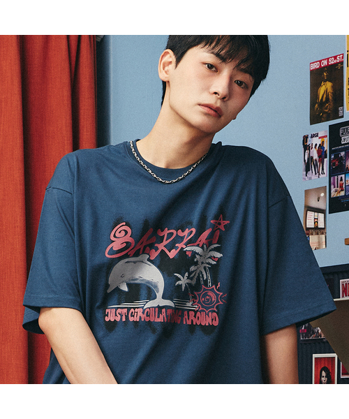 GAKKAI UNIONS(ガッカイユニオンズ)の「アラウンドサマー 半袖Tシャツ ピーコックグリーン(Tシャツ/カットソー・レディース・その他・MEDIUM/LARGE)」の1枚目の写真