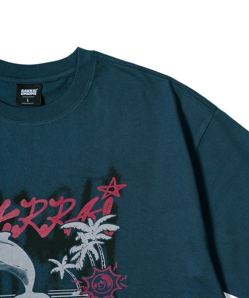 GAKKAI UNIONS(ガッカイユニオンズ)の「アラウンドサマー 半袖Tシャツ ピーコックグリーン(Tシャツ/カットソー・レディース・その他・MEDIUM/LARGE)」の8枚目の写真