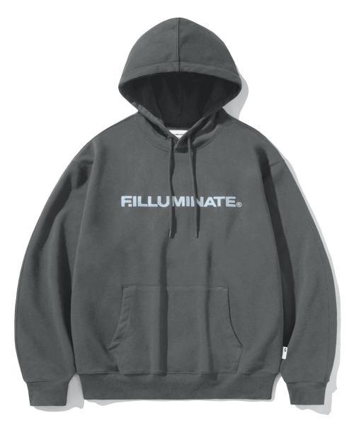 F.ILLUMINATE(フィルミネイト)の「シグネチャーアセンティックロゴフードパーカー-チャコール(パーカー・レディース・その他・SMALL/MEDIUM/LARGE)」の1枚目の写真