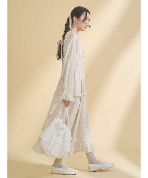 merry jenny（メリージェニー）の「ティアードレースポシェット（ショルダーバッグ・レディース・オフホワイト・FREE）」の7枚目の写真